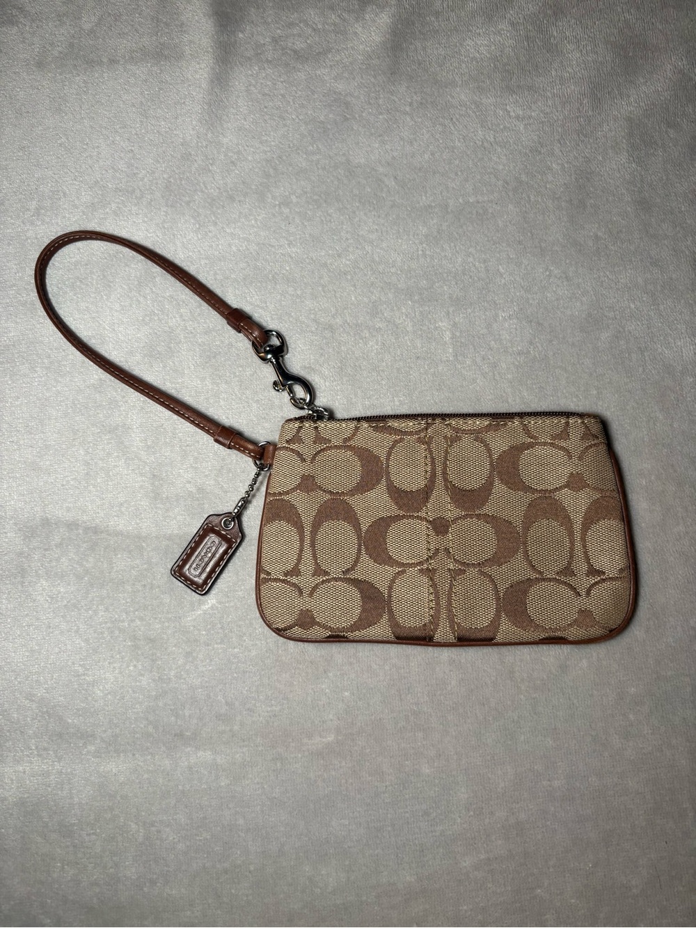 Coach Vintage Signature Wristlet